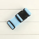 Straight Shaped Luggage Straps for Suitcase, Polyester Luggage Belt with Adjustable Release Buckle Travel Accessory