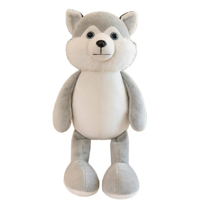 Stuffed Plush Animal Toys Soft Dolls Jungle Lion Elephant Tiger Dog Fox Monkey Deer Children Gift Kawaii Baby Kids Hobby Toys