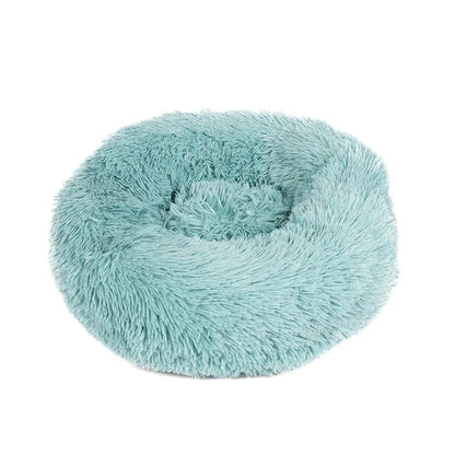 40-90cm Round Pet Bed for Large Dog Bed Super Soft Cat Bed Long Plush Dog House for Medium Dog House Winter Warm Sleeping
