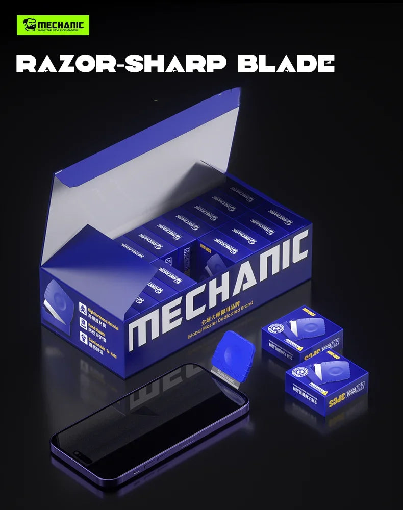 MECHANIC sharp blade mobile phone repair and disassembly pick curved screen disassembly blade suitable for iPhone Android iPad