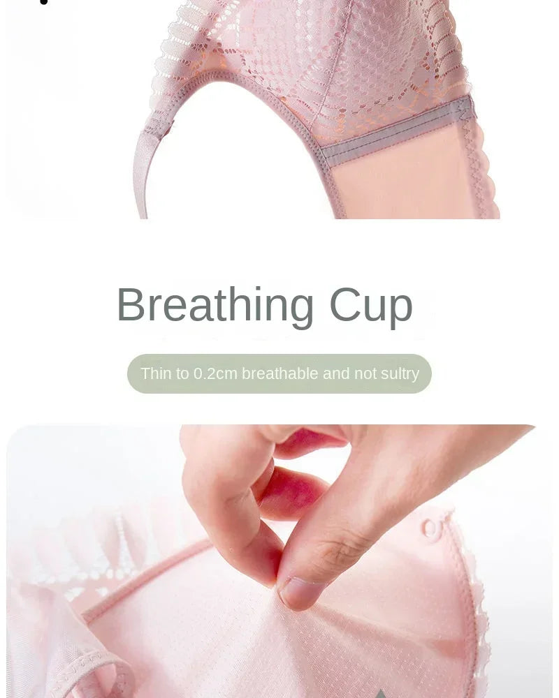 Front Button Maternity Nursing Bra Adjustable Gathered Underwear Comfortable Breastfeeding Bra for Feeding Pregnant Women Clothes