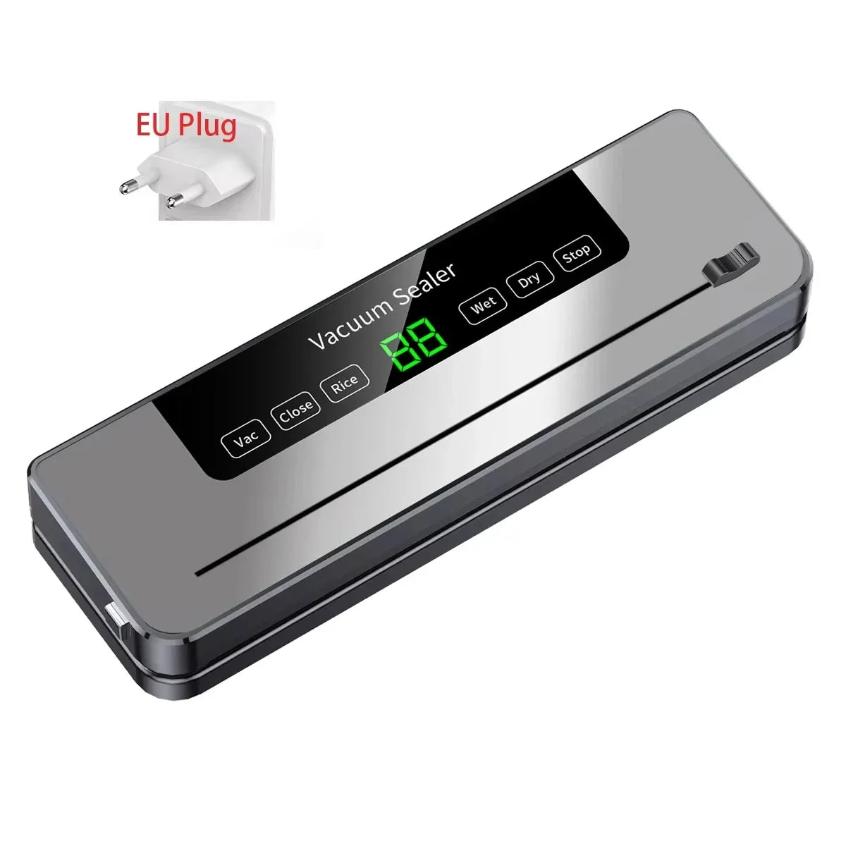 Food Vacuum Sealer Machine Wet Dry With UV Kitchen Storage Sealing Machine Built-in Cutter Food Vacuum Packaging Machine