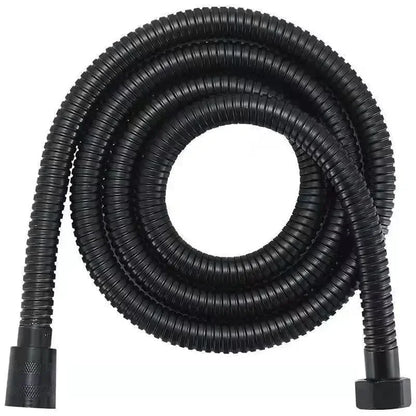 1.5/2M Black/Silver SUS 304 Flexible Shower Hose Long Bathroom Shower Pipe Extension Water Pipe Pull Pipe Bathroom Accessories