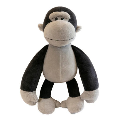 Stuffed Plush Animal Toys Soft Dolls Jungle Lion Elephant Tiger Dog Fox Monkey Deer Children Gift Kawaii Baby Kids Hobby Toys
