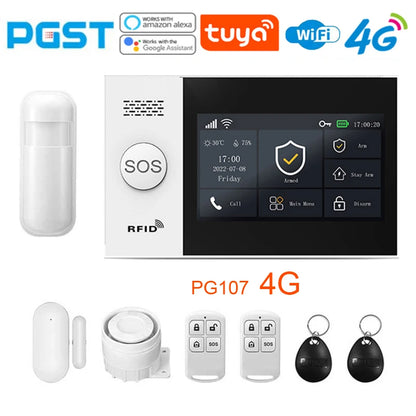 PGST intelligent alarm device, 433MHZ anti-robot terminal detector, smart life control, human body detector, smoke alarm