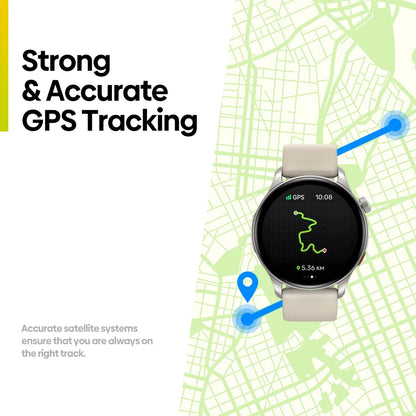 New Zeblaze Btalk 3 GPS Smartwatch with 1.43" AMOLED Screen, Dual Straps, Make/Answer Phone Calls, Heart Rate, SpO2, and Stress Tracking