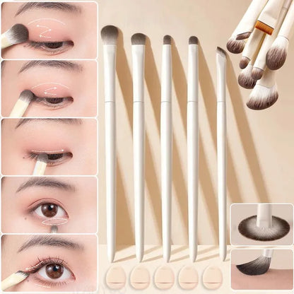 5/6/8/10pcs Makeup Brushes Set Professional Soft Eye Makeup Brushes Contouring Eyeshadow Eyeliner Eye Detail Brush Makeup Tools