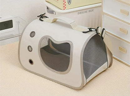 Portable Pet Carrier Bag for Small Dogs Cats, Outdoor Foldable Cat Bag, Breathable Cat Shoulder Bag, Kitten Carrying Bag