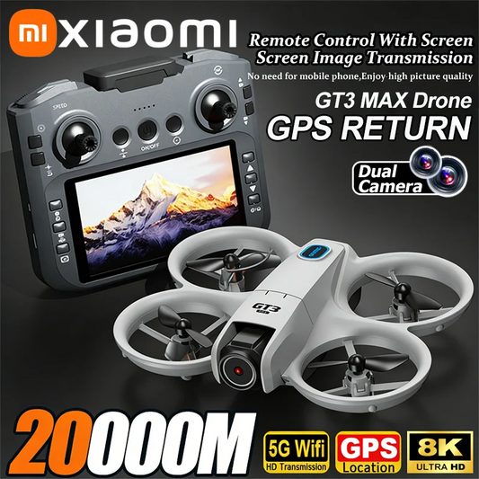 Xiaomi GT3 MAX GPS Drone 8K Aerial HD Photography Optical Flow Positioning Obstacle Avoidance Brushless Power 5G WIFI Drone
