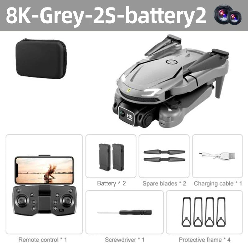 Lenovo New Mini Drone V88 5G 8K Professional 4K HD Aerial Photography Remote Control Aircraft Folding Quadcopter Toy Dron Gifts