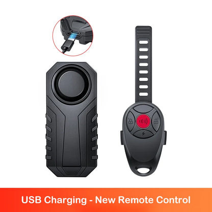 Extractme Motorcycle Burglar Alarm with Remote Control 113dB Wireless Waterproof Car Electric Bicycle Security Anti-Lost Alarm
