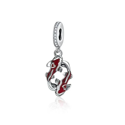 925 Plata Tortuga marina cangrejo Pulpo Dijes Delfín estrella de mar Colgante Ajuste Pulsera Original Mujer DIY Accesorios Joyería Regalo