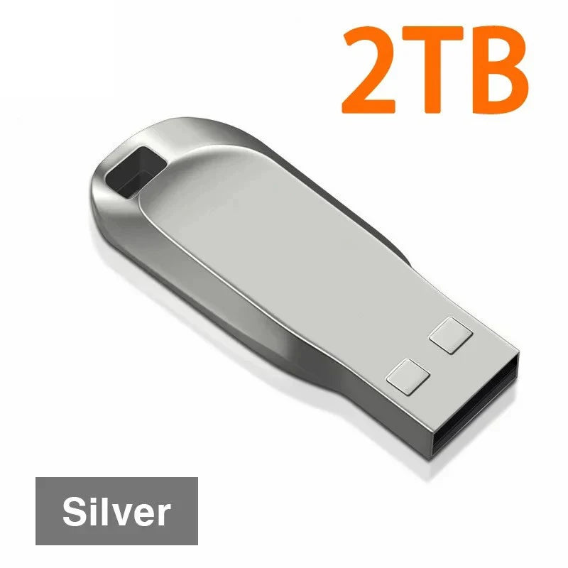New Flash Drive 2TB USB 3.0 Mini High Speed Metal Pendrive 1TB 512GB Stick Portable Drive Waterproof Memoria Storage U Disk