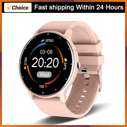 LIGE New Smart Watch, Women Men Ladies Gift, Sport Fitness Men Women Watches, Heart Rate Monitor, Waterproof Smartwatch For Android IOS