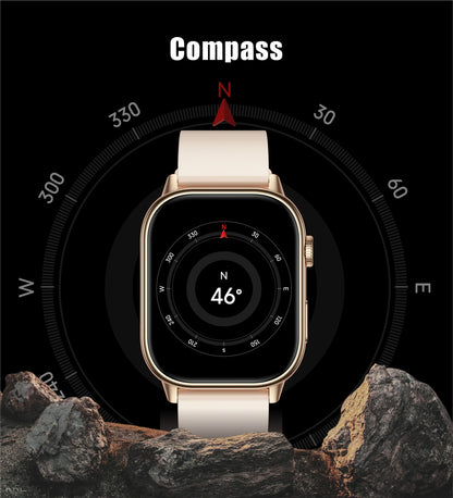 NEW Fashion Built-in 6 Stars GPS Position Smart Watch, Women 2.01'' AMOLED HD Screen IP68 Waterproof Sport  Bracelets For Ladies