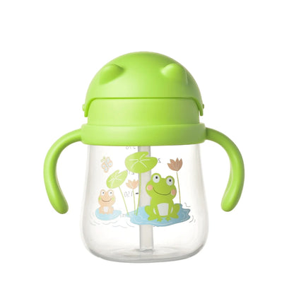1PC Baby Duckbill Drinking Cup Wide Mouth Cup Baby Learning Drinking Cup with Double Handle for Learning Independent Drinking