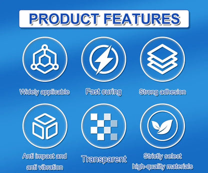 strong transparent 401 adhesive, rubber repair, multifunctional adhesive for metal plastic parts. Excellent bonding tool, 20ml