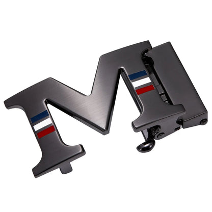 60 Kinds Metal Mens Relacement Belt Buckles Button Sliding Buckle Without Belt Black Gold Blue for 3.5 cm Ratchet Belts ONLY