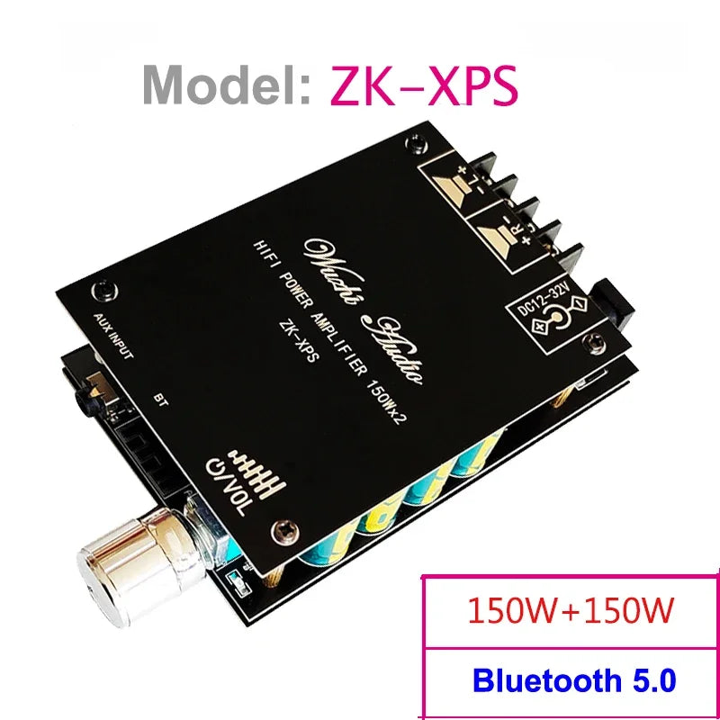 2*100W TDA7498E Audio Power Amplifier Bluetooth-compatible 5.0 Stereo HiFi Class D Digital Home Theater AUX Music AMP