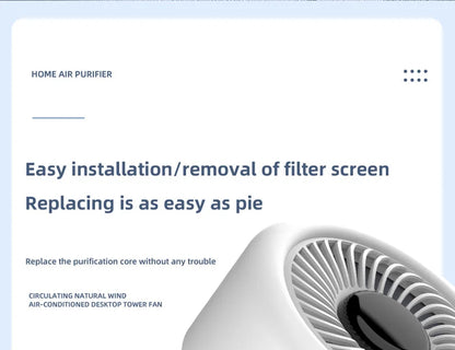 Mini Desktop Air Purifier, HEPA Filter With Negative Ion Technology Eliminates Formaldehyde Odors Smoke And Dust Particles, Xiaomi