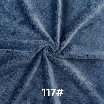 5mm Pile Length Soft Minky Fabric Sewing For Cotton Doll Hair Thicken Encryption Fabric Plush Single Sided Stuffed Animals Toys
