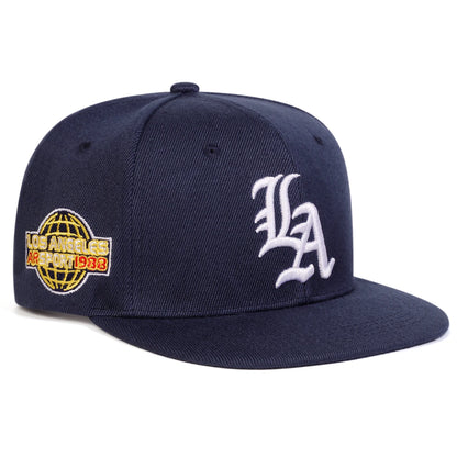 Unisex Gothic LA Letter Embroidery Hip-hop Hats Spring and Autumn Outdoor Adjustable Casual Baseball Caps Sunscreen Hat Cap