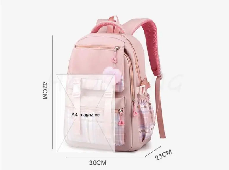Backpack Lovely Capybara Print Women Laptop Computer Large Capacity School Backpacks for Girls Teenage Packsack 4 Color Gift
