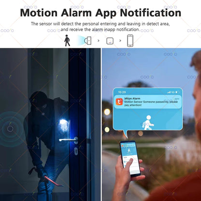 Tuya Zigbee Smart PIR Motion Sensor Infrared Detector with Lux Detection Anti-theft Alarm Sensor Wireless Security Protection