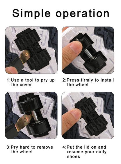 Kids Two Wheels Roller Skating Shoes With Light Magic Stick Walking Shoes Detachable Wheels Roller Skate Shoes For Teenagers