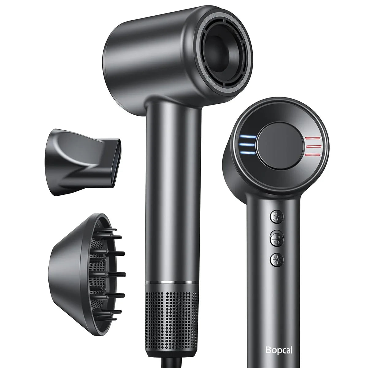 Electric High-Speed Hair Dryer, 120,000 RPM Brushless, Negative Ion Blow Dryer, 1600W Super Powerful Wind, Low Noise Salon Hair Dryer