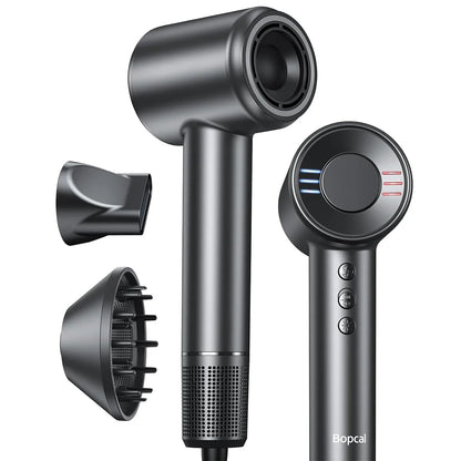 Electric High-Speed Hair Dryer, 120,000 RPM Brushless, Negative Ion Blow Dryer, 1600W Super Powerful Wind, Low Noise Salon Hair Dryer