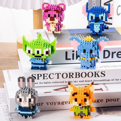 building block toys are luxurious models, suitable educational DIY games, cartoon anime games, building block lovers' desktop