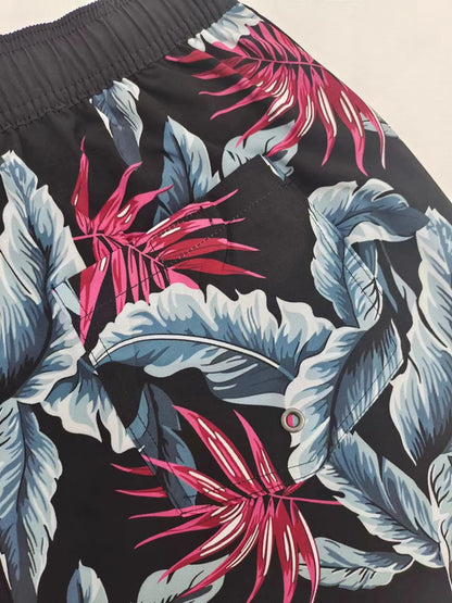 Summer men's hot selling beach pants, casual vacation printed men's pants, comfortable and breathable street clothing