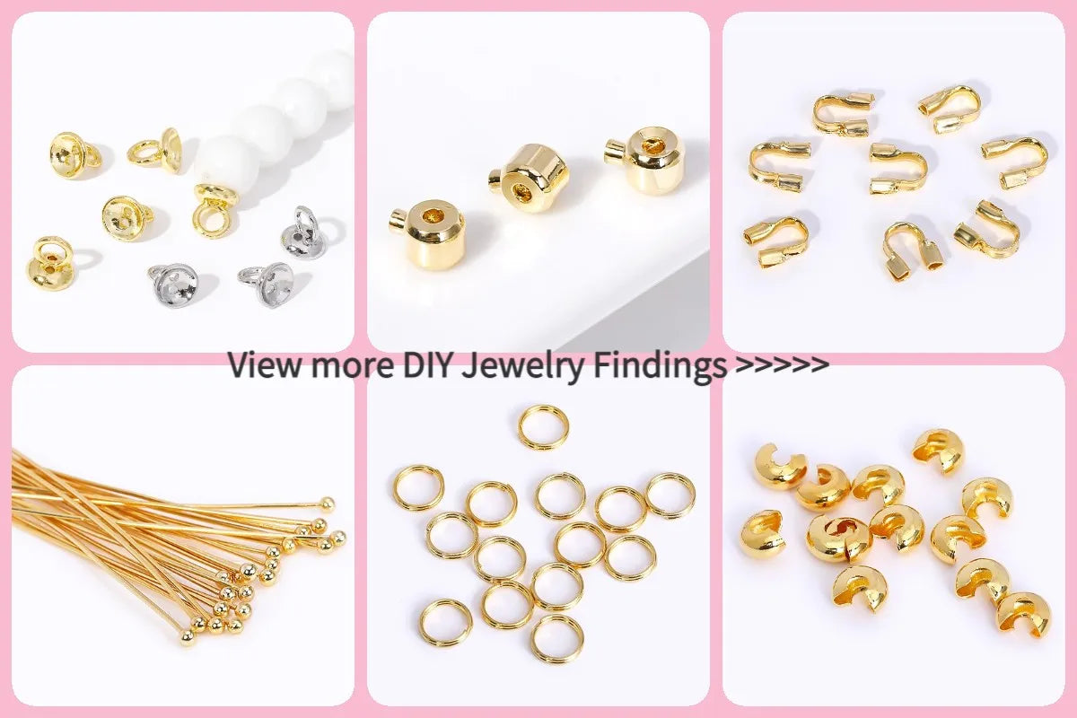 1/3/5Pcs/lot, 18K Gold Plated Round Extension Chain For Jewelry Making, Brass Extended Tail Chain, DIY Necklace Accessories