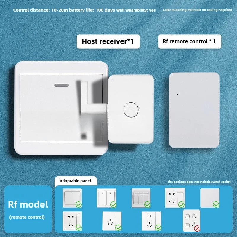 Wireless Remote Control Turn Off/On Tool Automatic Button Pusher for Lights and Other Devices
