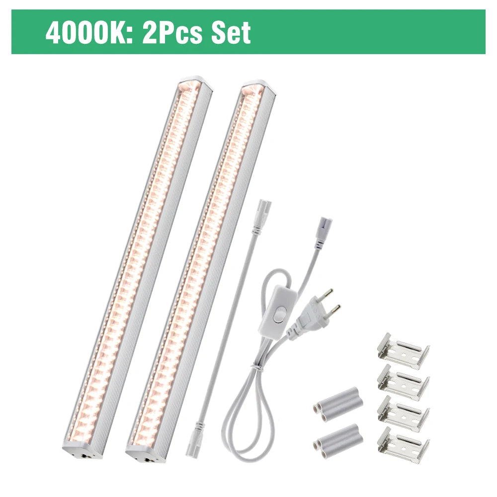 Luz de crecimiento LED de espectro completo para plantas de invernadero 4000K AC100V-265V IP65 resistente al agua para vegetales y flores de interior y exterior
