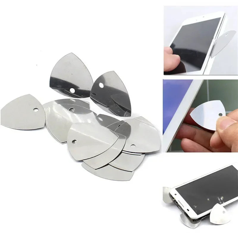 Metal Phone Opening Tools 10/20/50PCS Metal Guitar Picks Pry Opener for iPhone iPad Tablet PC Disassemble Repair Tool Kit