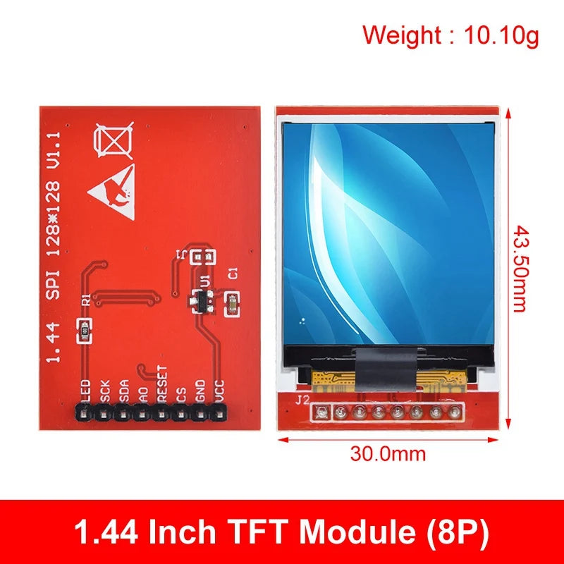 1.44/1.77/1.8/2.2/2.4/2.8 Inch TFT Color Screen LCD Display Module Driver ST7735 ST7789V ILI9225 ILI9341 SPI Interface 240*320