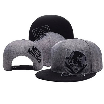 Unisex Skeleton Embroidery Baseball Cap Women Outdoor Sports Flat Hats Men Fashion Men Hip Hop Snapback Caps Sunscreen Hat