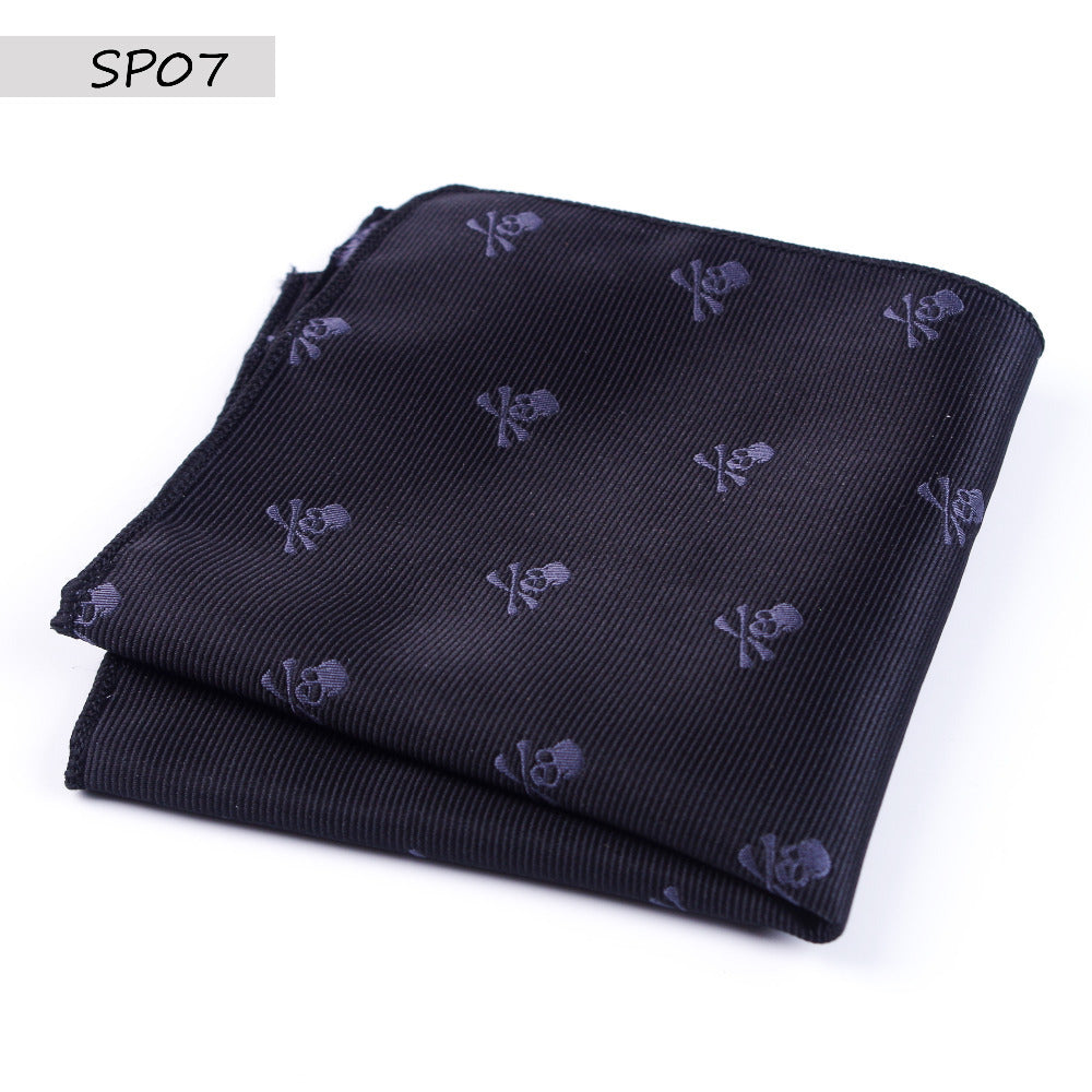 Vintage Paisley Men British Design Floral Print Pocket Square Handkerchief Chest Towel Suit Accessories