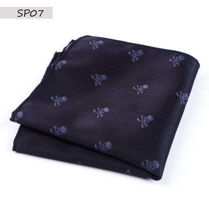 Vintage Paisley Men British Design Floral Print Pocket Square Handkerchief Chest Towel Suit Accessories