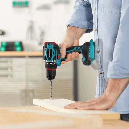 10mm Cordless Brushless Electric Drill, 2-Speed Metal Chuck Screwdriver, Home DIY Tool For Makita 18V Battery (No Battery), PATUOPRO