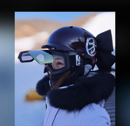 Kapvoe Flip Over Magnetic Snow Goggles Photochromic Ski Men Snowmobile Anti-Fog Snowboard Goggles Women Ski Equipment UV400