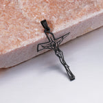 100% Stainless Steel Christian Jesus Cross Pendants Religion Cross Tree of Life Charms For Jewelry Prayer Baptism Gifts