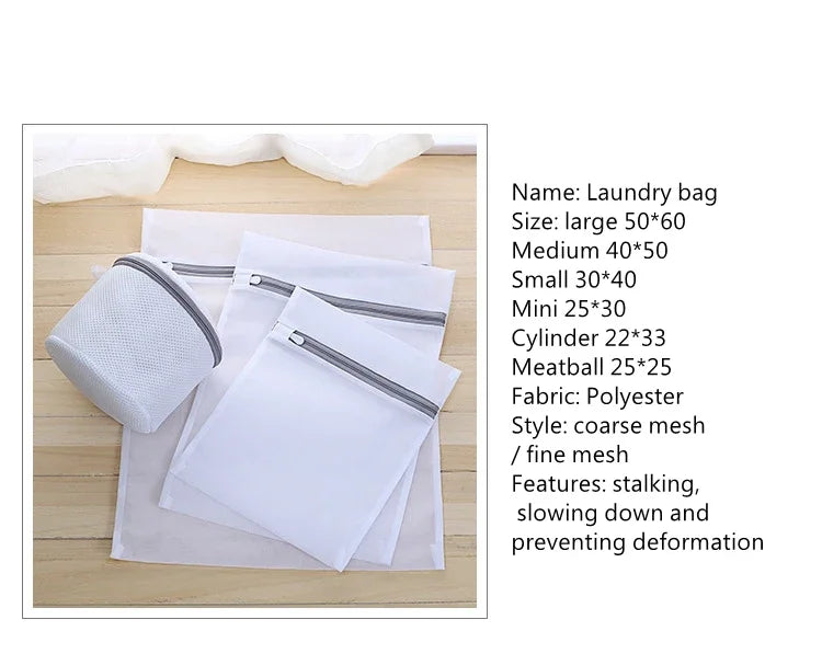 Fine Net Laundry Bag, Clothing Care Washing Machines Dirty Laundry Basket, Travel Shoes Mesh Bags, Woman Bra Clothes Organizer