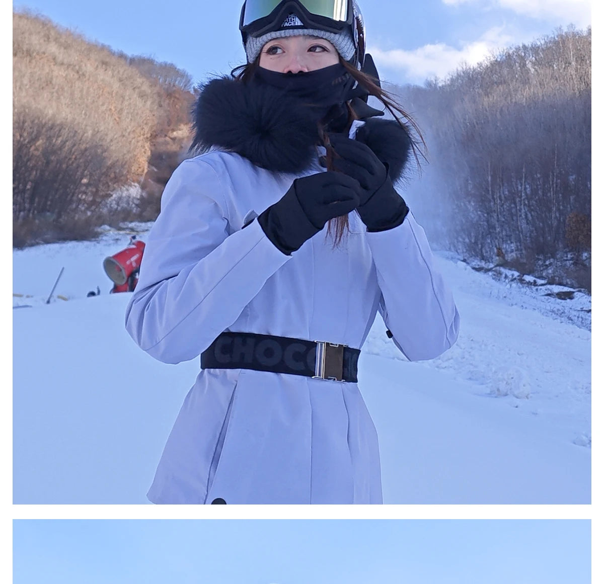 Kapvoe Flip Over Magnetic Snow Goggles Photochromic Ski Men Snowmobile Anti-Fog Snowboard Goggles Women Ski Equipment UV400