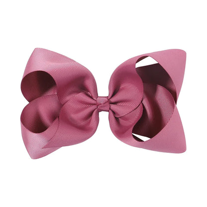 1PC Grosgrain Ribbon Solid Color Hair Bows Clip Girls Hair Clips Hairpins Barrettes Kids Baby Hair Accessories Wholesale