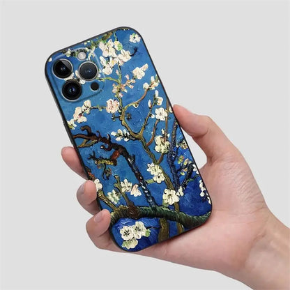 Soft Back Phone Cover Case for iPhone 7 8 12 11 15 Plus X XS XR SE 13 Mini 17 16 Pro Max 14 17Air Van Gogh