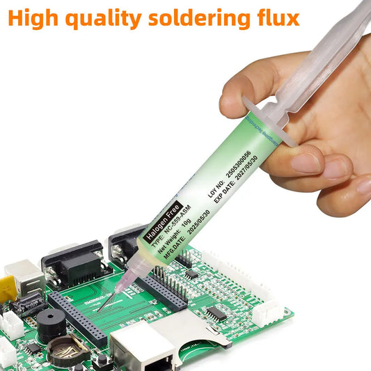 Original NC-559-ASM 10cc, No Clean Flux for Soldering, SMD BGA Reballing Soldering Flux