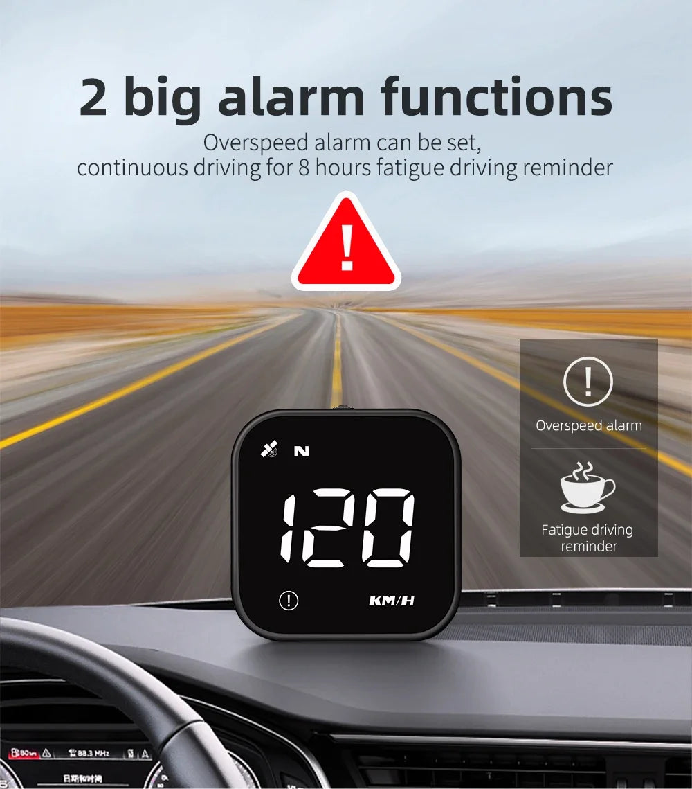 G4S GPS Smart Gauge Head-Up Display for HUD Auto Computer Speedometer Display KMH MPH Time Compass Car Electronics for All Cars